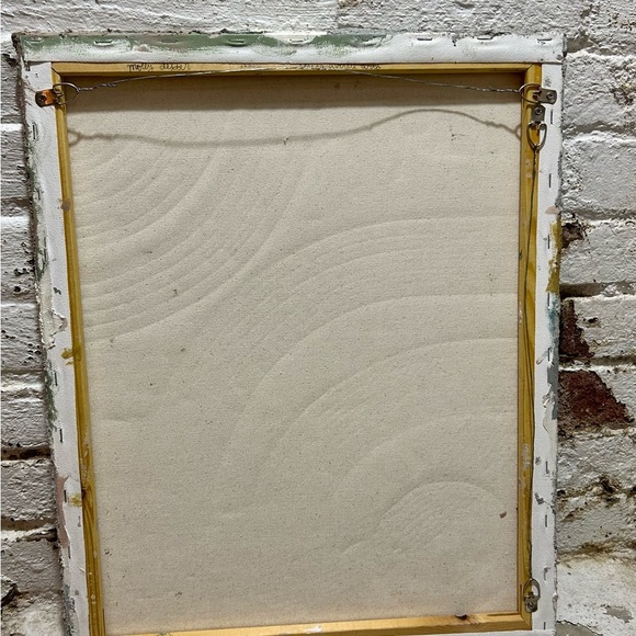 Concrete Geometric Painting on Canvas by Molly Dexter, Seneca Avenue Arts. - Picture 7 of 9